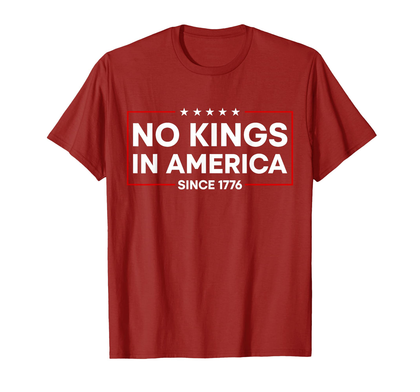 No Kings in America Since 1776 - No Kings Political Protest T-Shirt