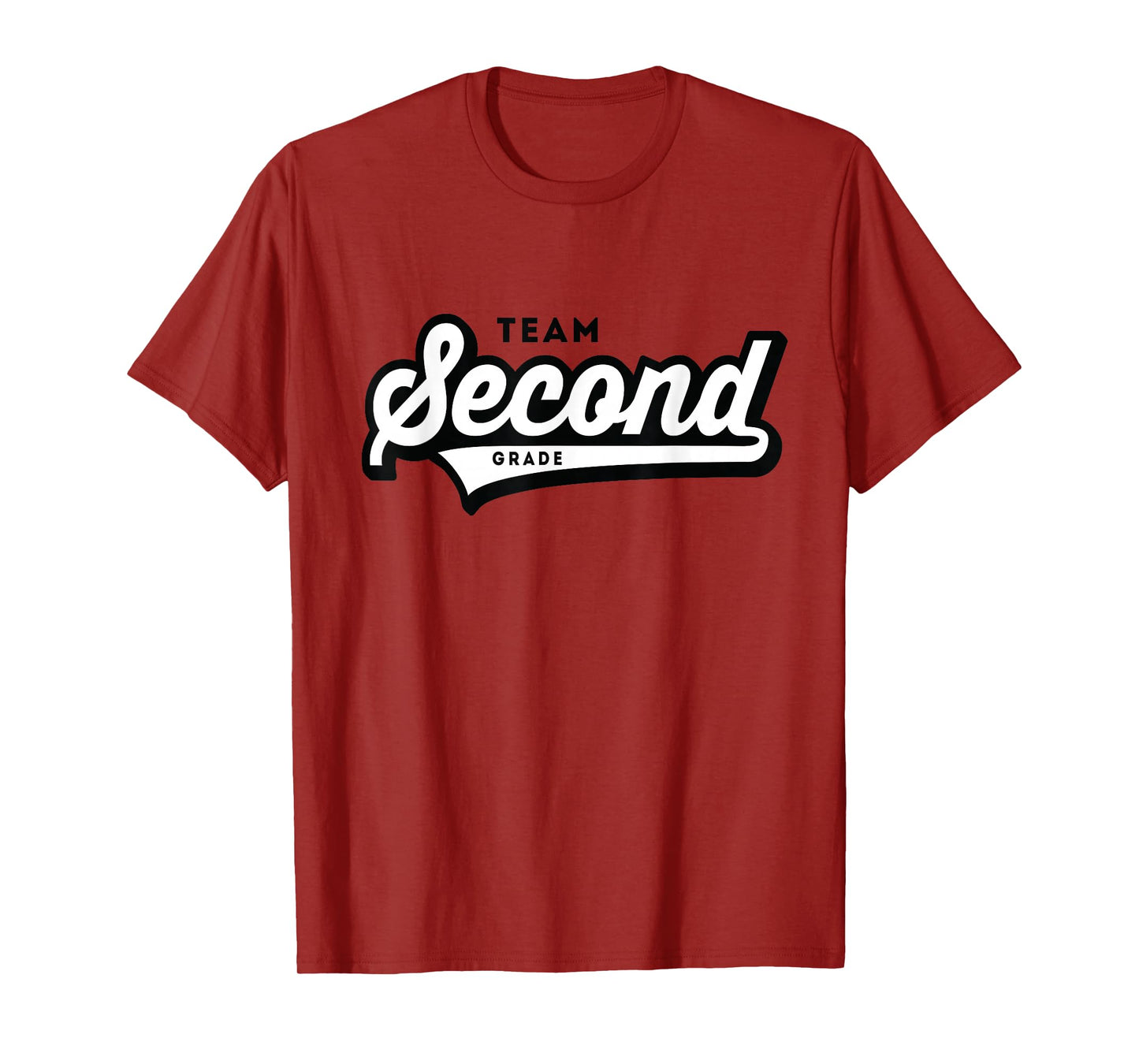 2nd Grade TEAM School Teacher Second Baseball-Style Shirt T-Shirt