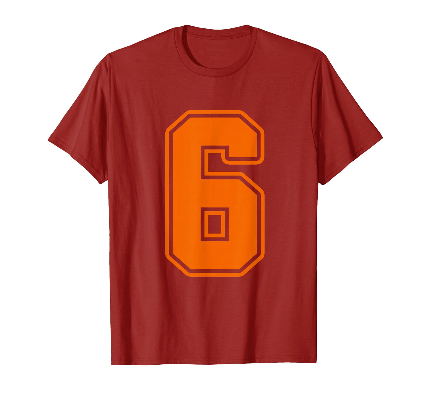 Number 6 Six Seven 6 7 Meme Funny Halloween Design Couples T-Shirt
