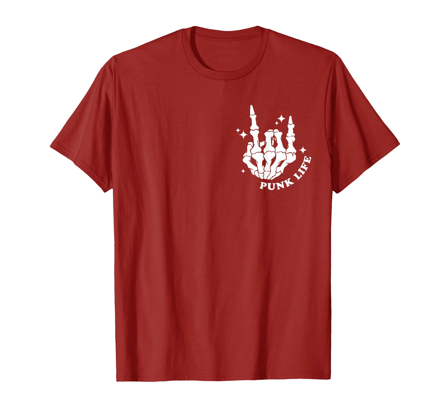 What's More Punk Than Public Library Skeleton Hand Punk Life T-Shirt