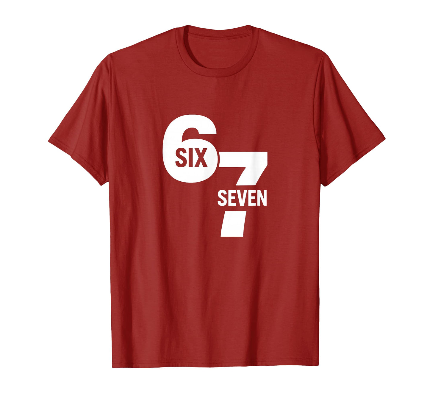 Funny Six Seven 6 7 Meme T-Shirt