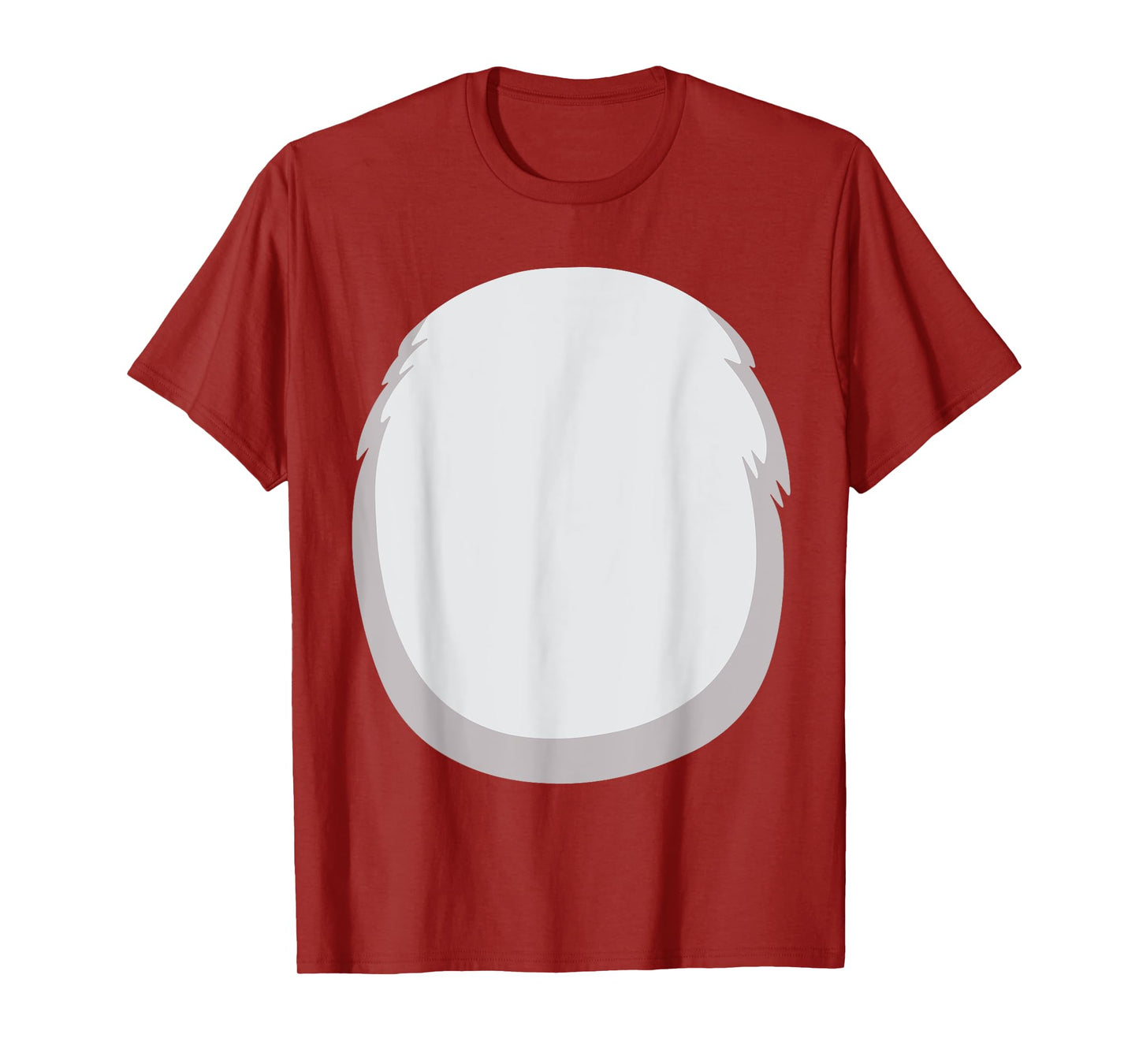 Raccoon Belly Costume Furry Cartoon Racoon Stomach Grey T-Shirt