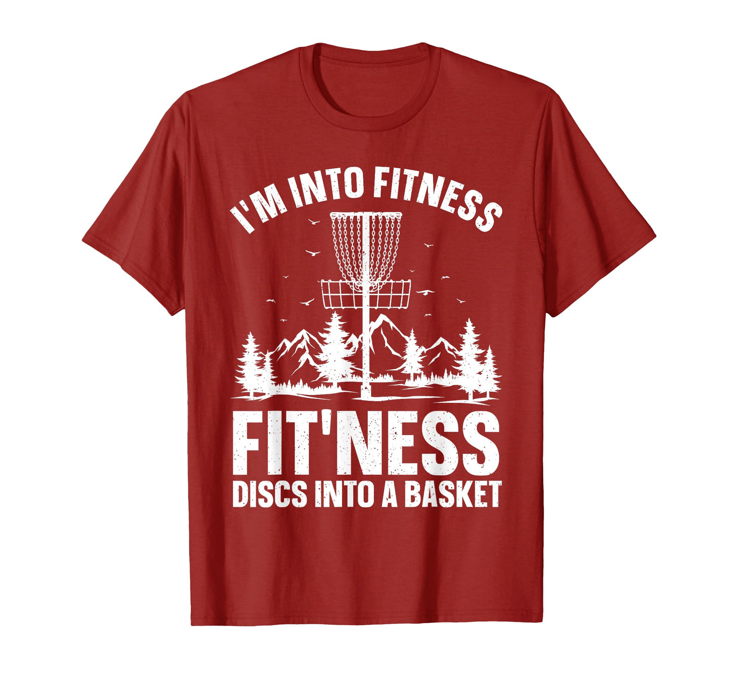 Disc Golf Art For Men Women Disc Golfer Player Disc Golf T-Shirt