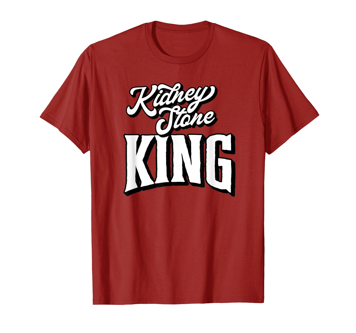 Kidney Stone King! Funny Kidney Stone Passing Retro T-Shirt