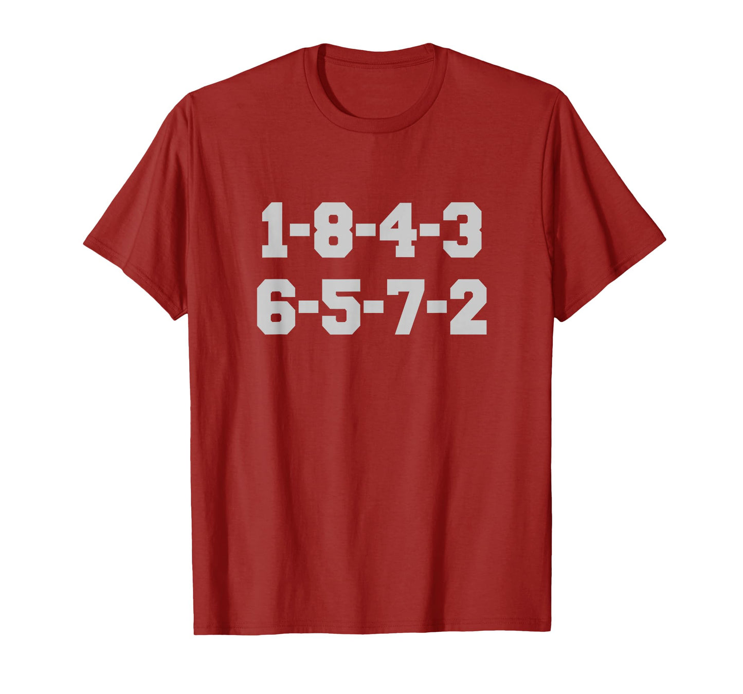 1-8-4-3-6-5-7-2 T-Shirt