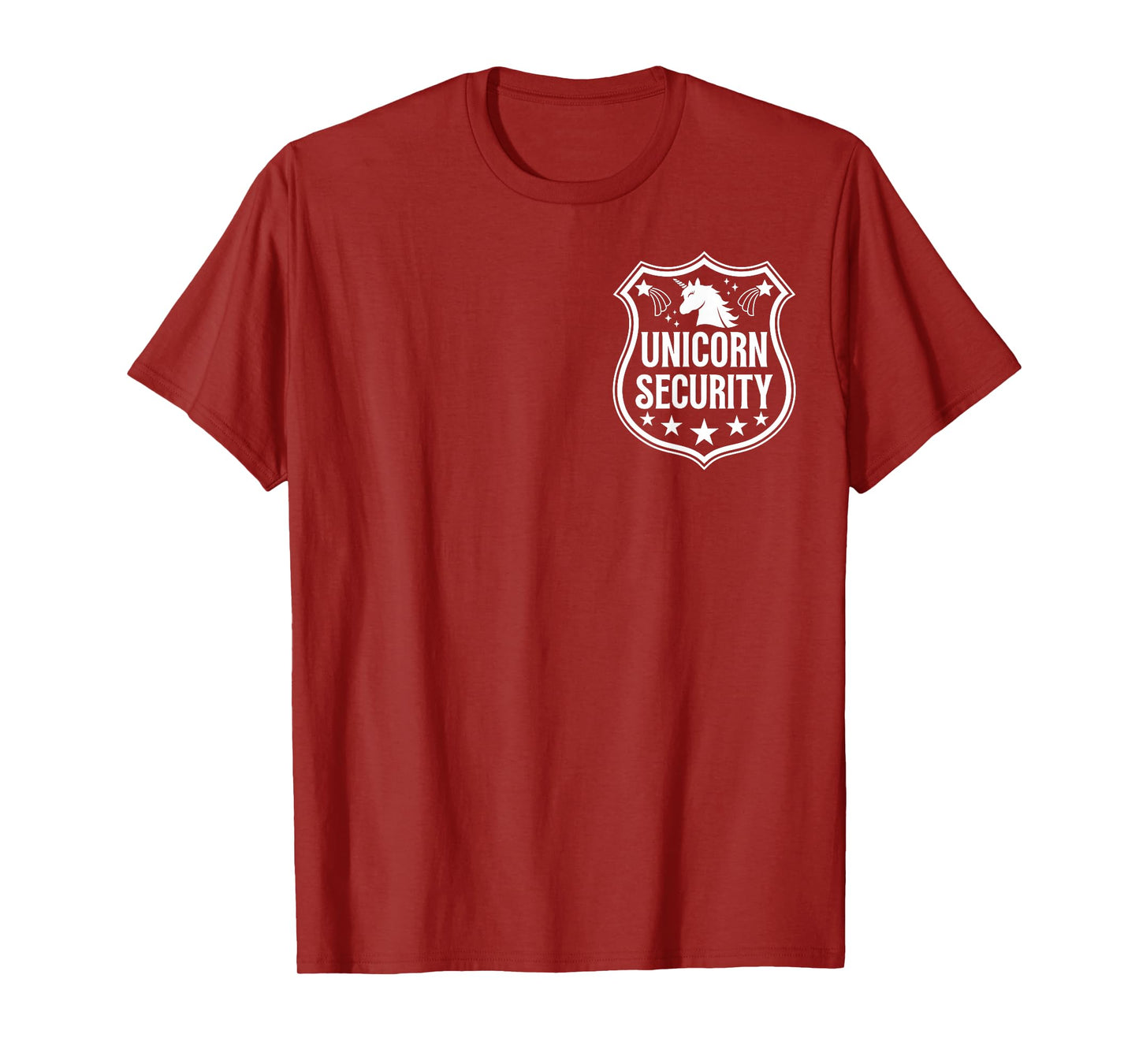 Unicorn Security Birthday Halloween Costume Kids Boys Mens T-Shirt
