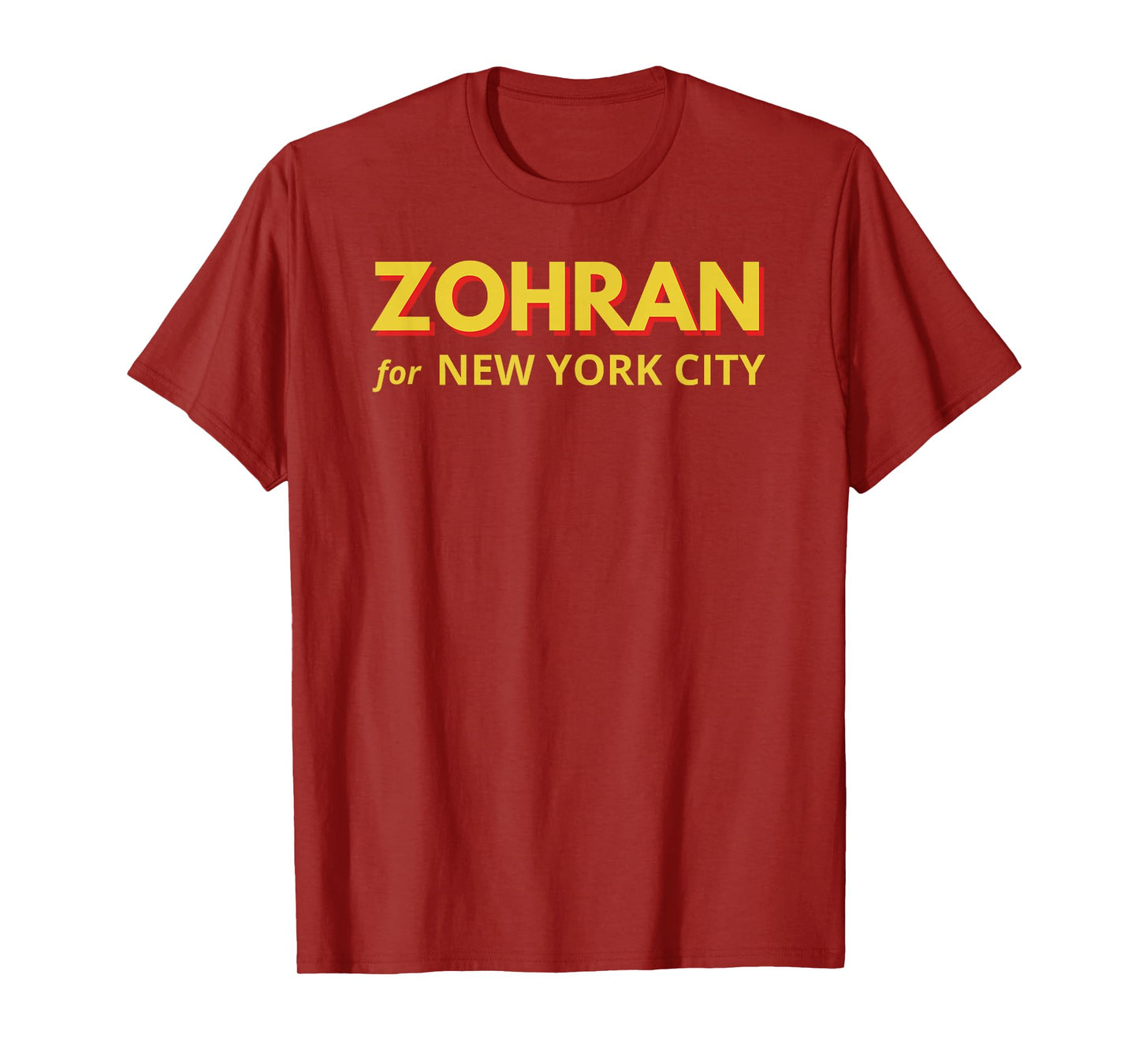 Zohran Mamdani for NYC Mayor Funny Cool Trendy Progressive T-Shirt