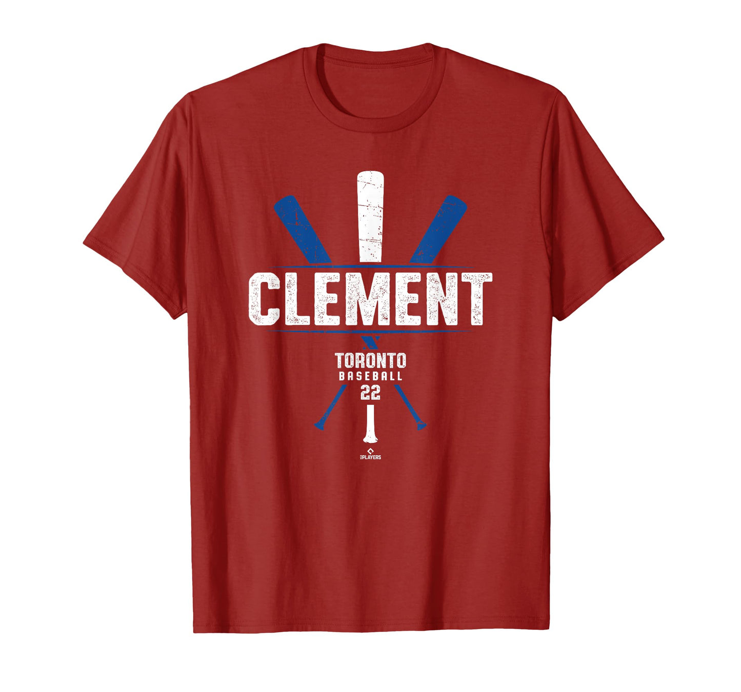 Vintage Baseball Bat Gameday Ernie Clement Toronto Baseball T-Shirt