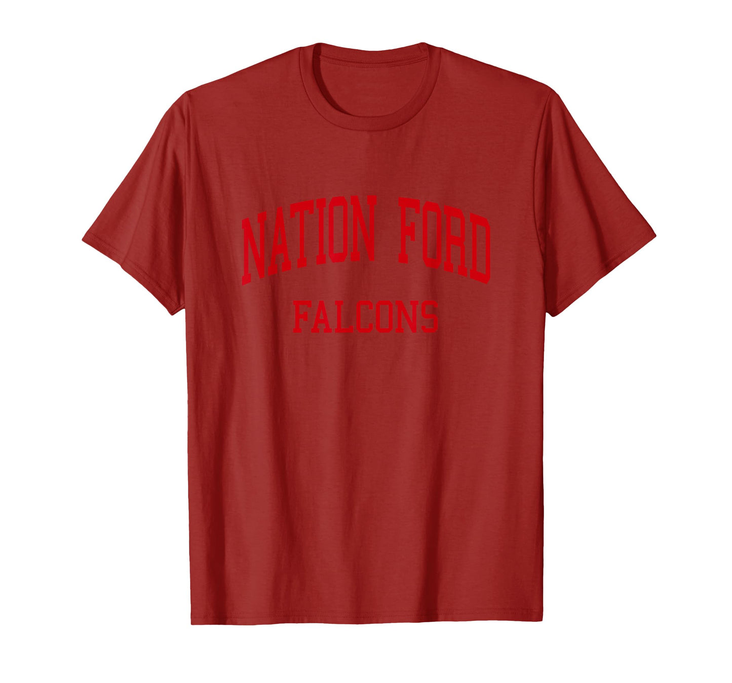 Nation Ford High School HS Fort Mill SC Retro Sports T-Shirt
