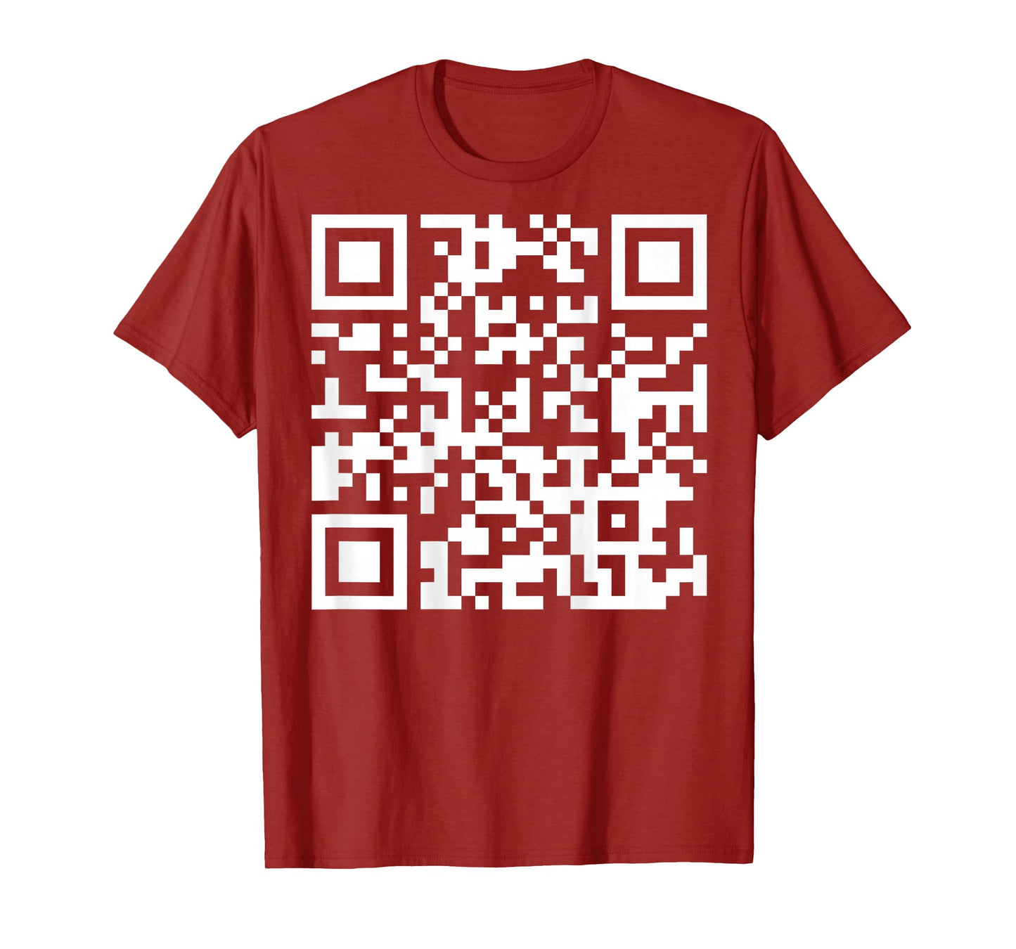 (On Back) Funny QR Fck Off Code Saying Quote For Men Women T-Shirt