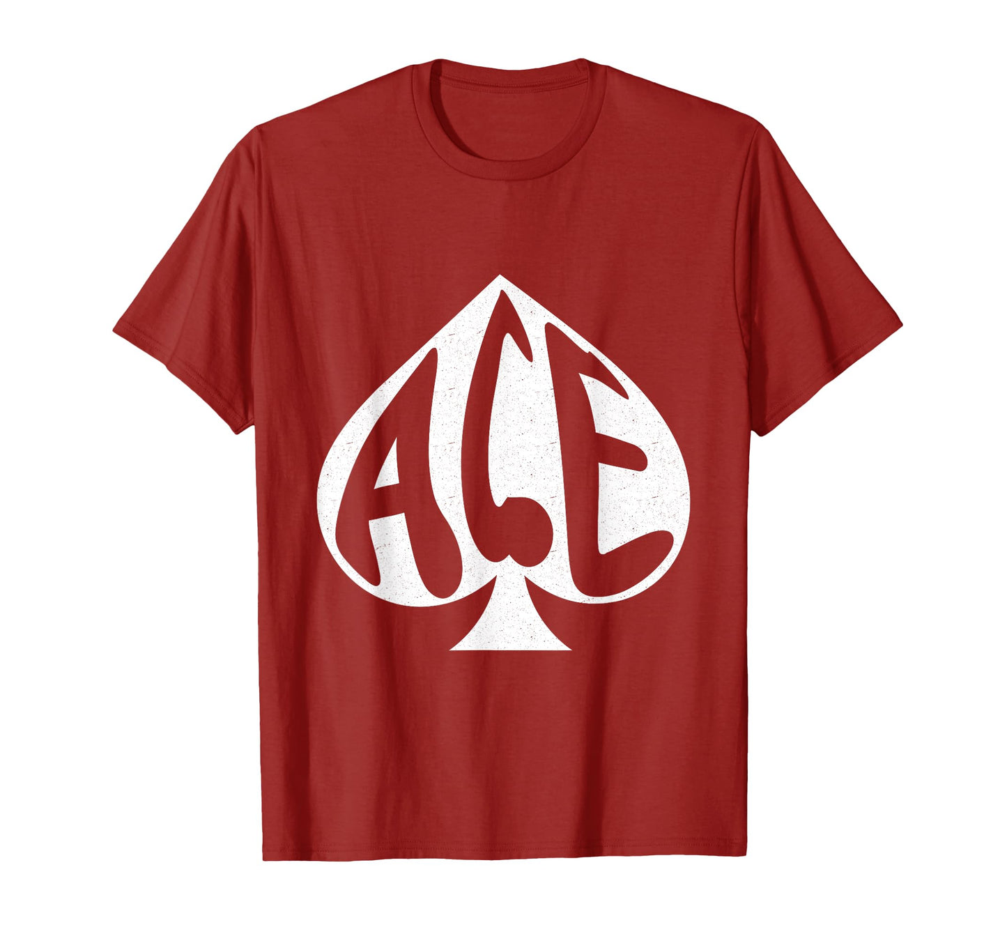 Vintage Ace of Spades Texas Hold'em Playing Card T-Shirt