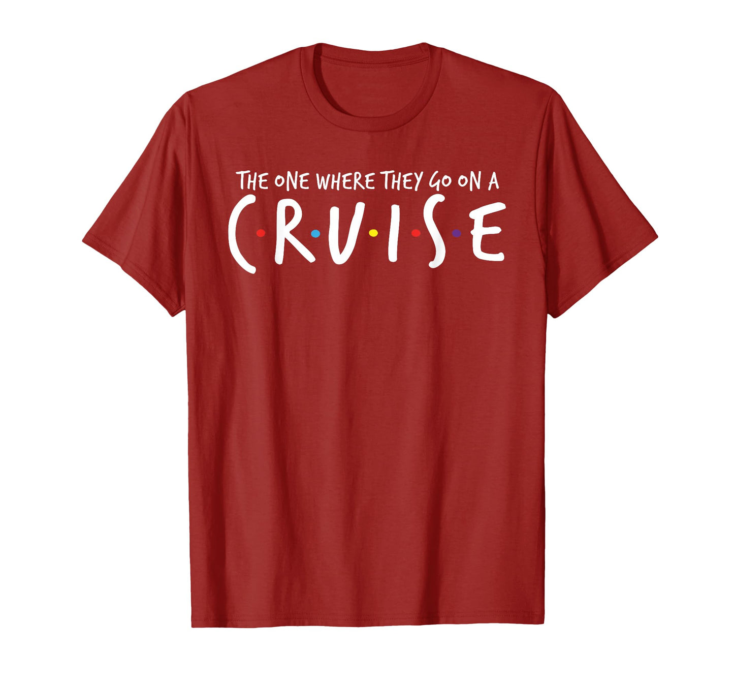 The One Where They Go On A Cruise Summer Vacation Beach T-Shirt