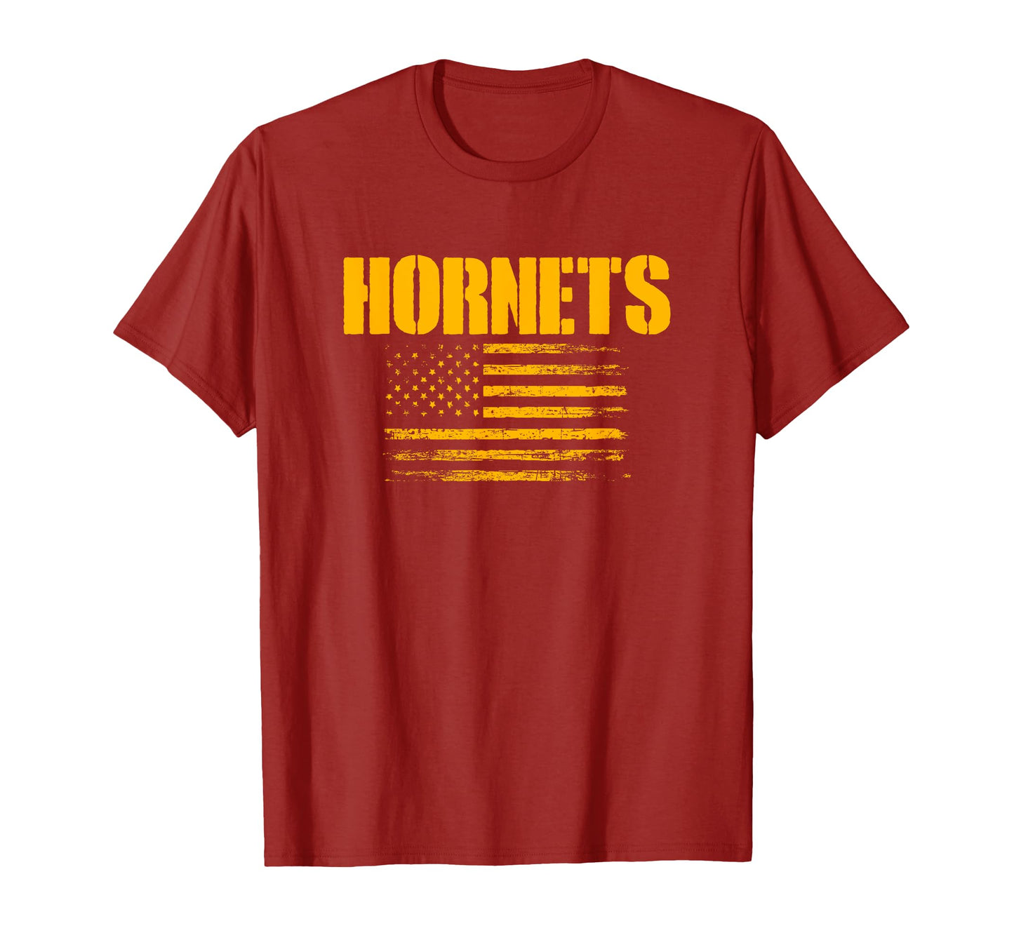 Yulee Hornets USA Flag Pride T-Shirt