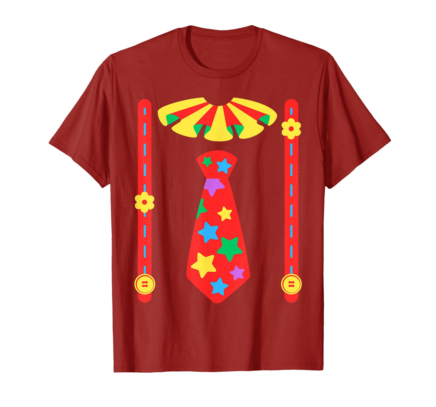 Clown Circus Carnival Costume Birthday Theme Kids Party T-Shirt