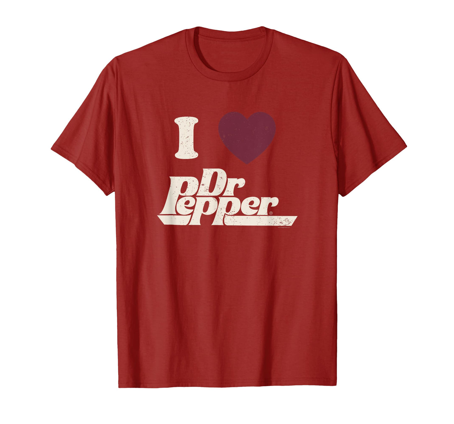 Dr. Pepper Valentine's Day I Heart Dr. Pepper Retro T-Shirt