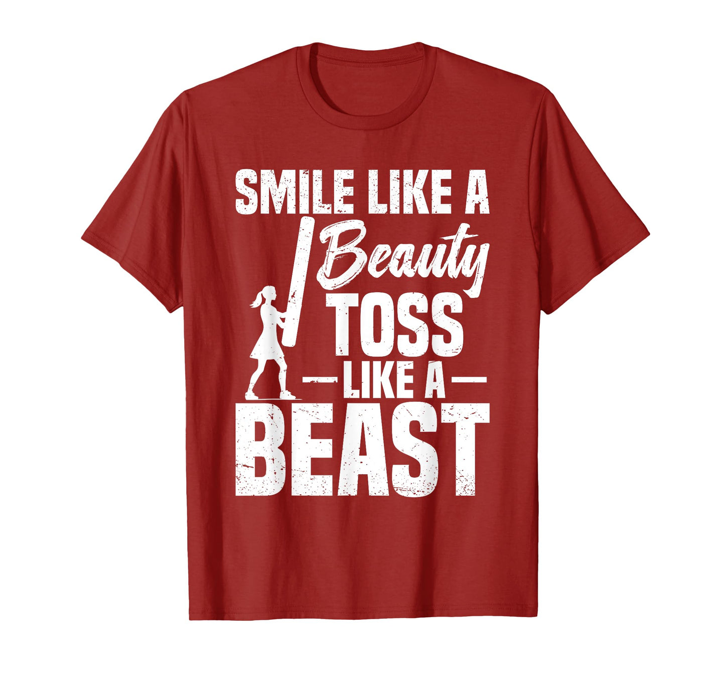 Highlander Toss like a Beast Highland Games Women Caber Toss T-Shirt