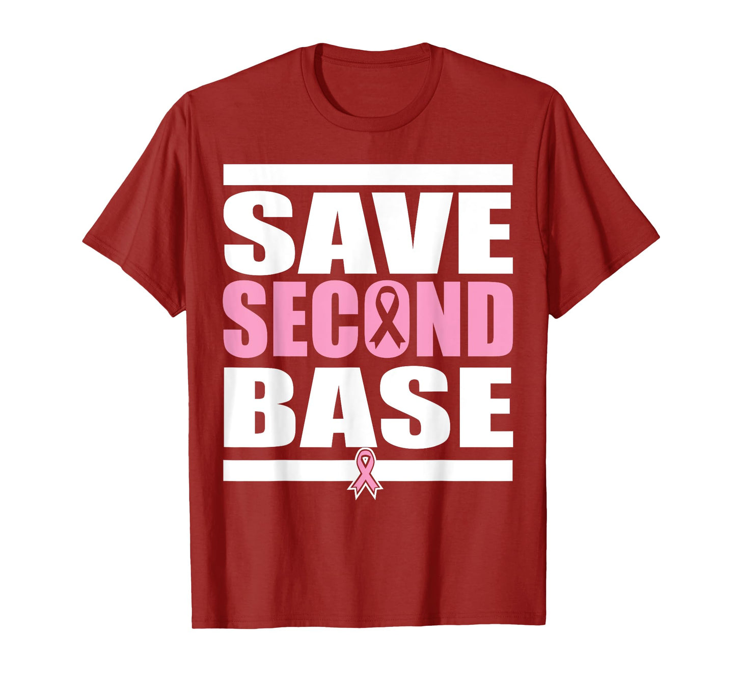 Breast Cancer Awareness T-Shirt | SAVE THE SECOND BASE Shirt T-Shirt