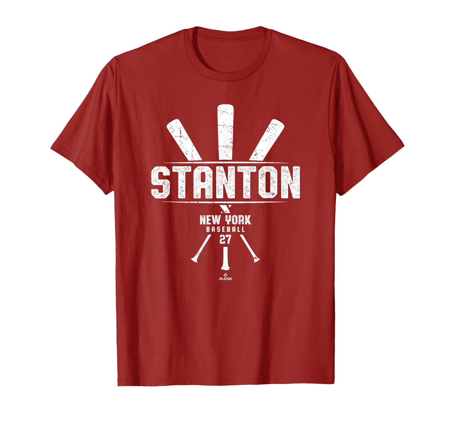 Vintage Baseball Bat Gameday Giancarlo Stanton New York T-Shirt