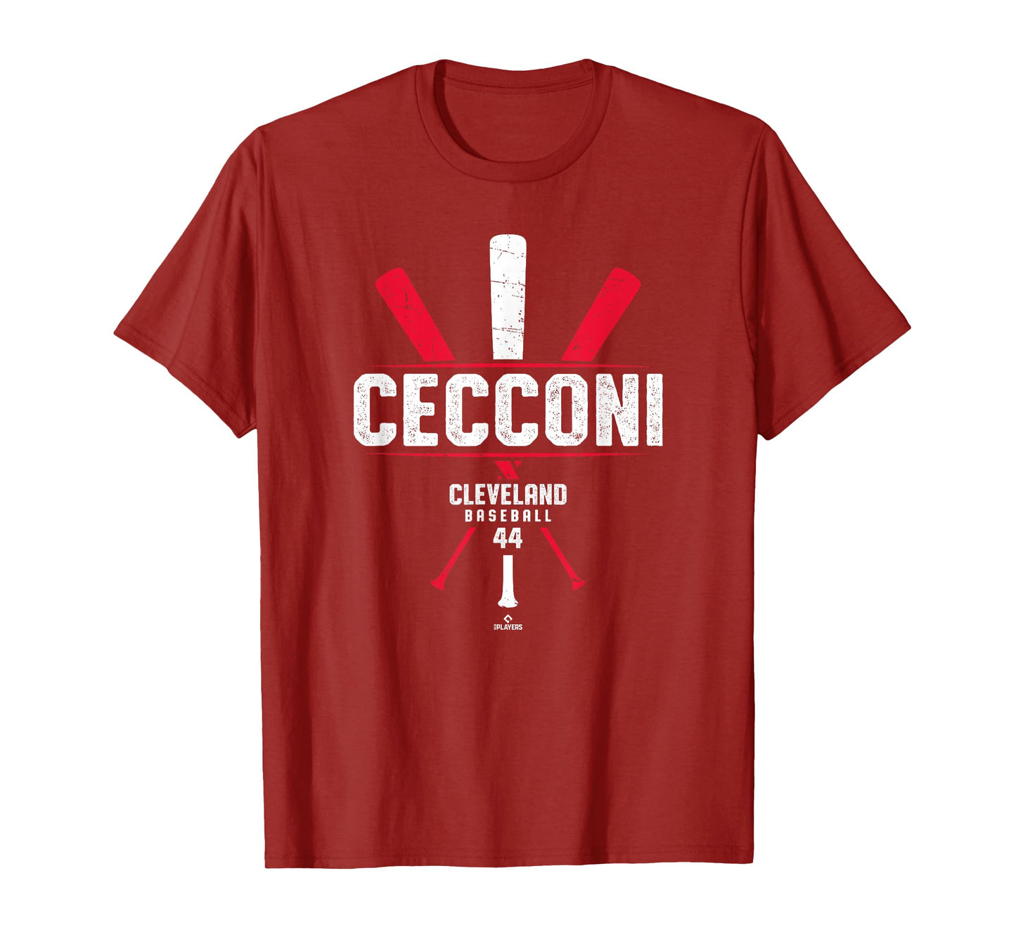 Vintage Baseball Bat Gameday Slade Cecconi Cleveland T-Shirt