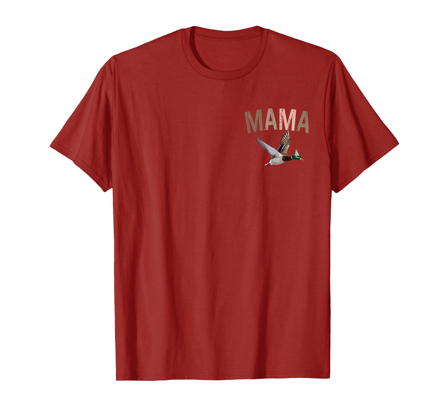 Mama Duck Hunting One Lucky Duck 1st Birthday Family Party T-Shirt
