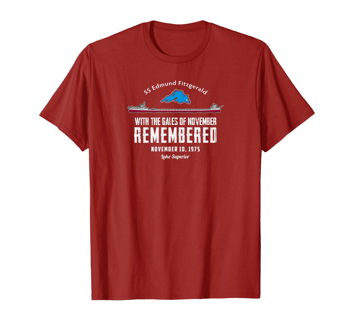 SS Edmund Fitzgerald Lake Superior Iron Ore T-Shirt