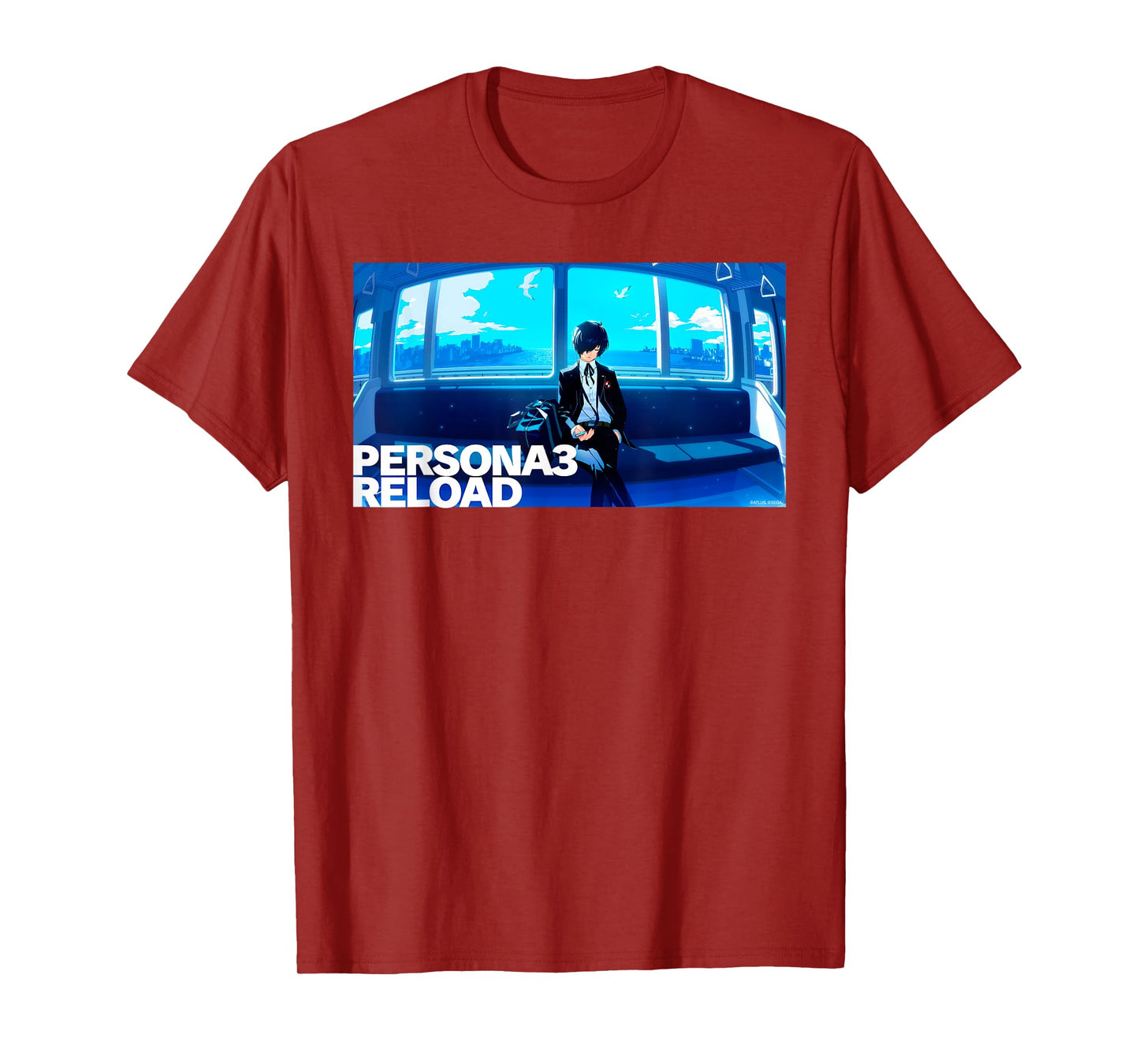Persona 3 Reload Protagonist in the Public Train ATLUS T-Shirt