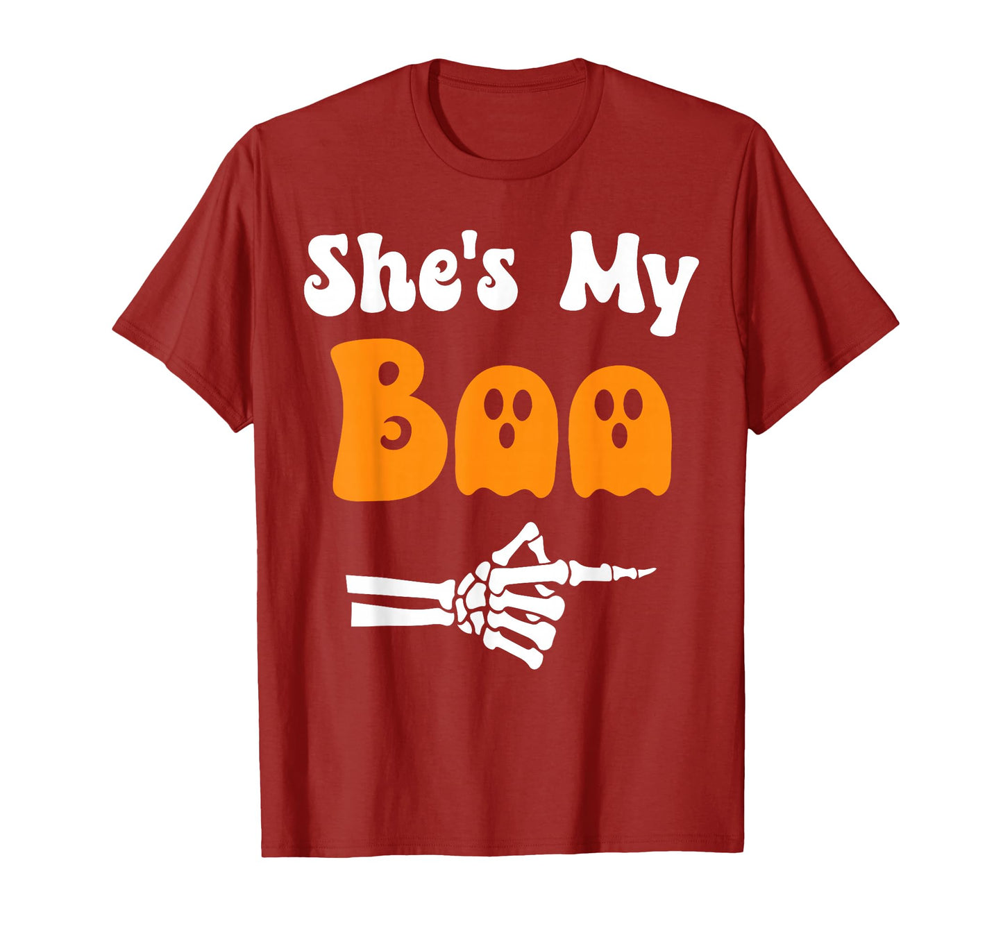 She's My Boo Funny Matching Halloween Couples She's My Boo T-Shirt