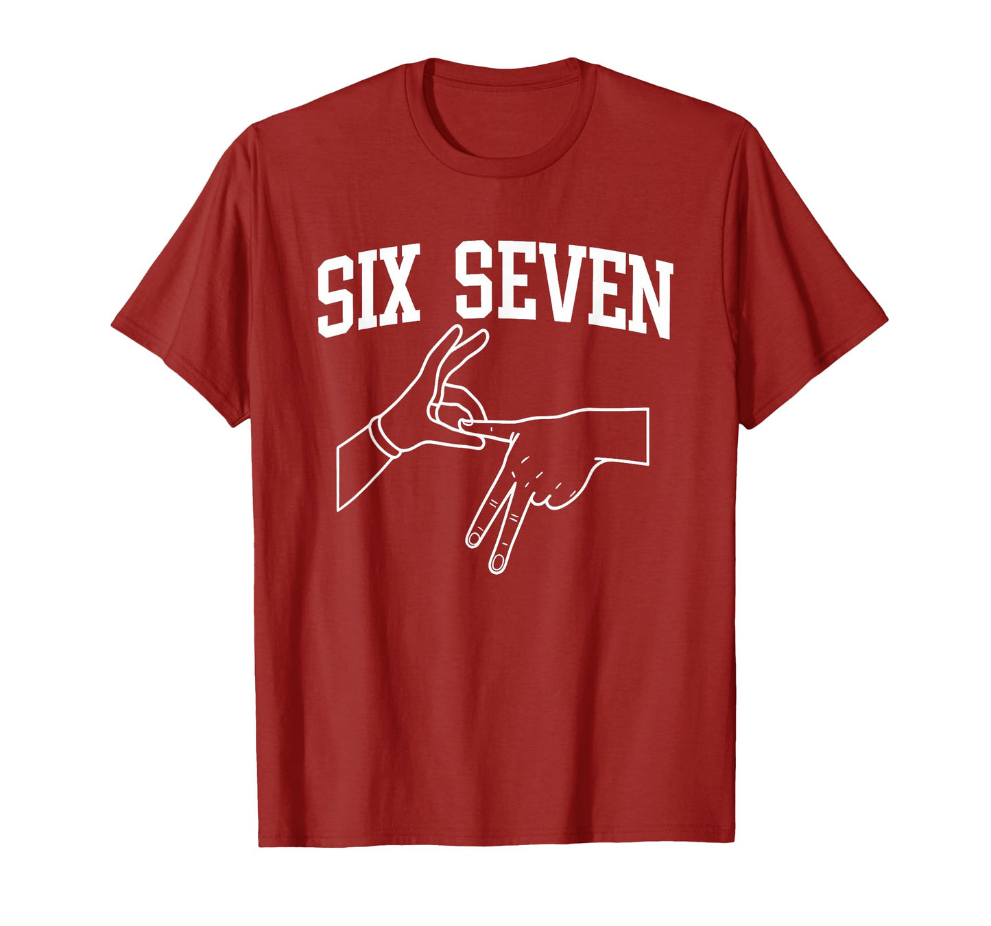 67 Six Seven Hand Sign Graphic Streetwear 67 Meme Funny 6 7 T-Shirt