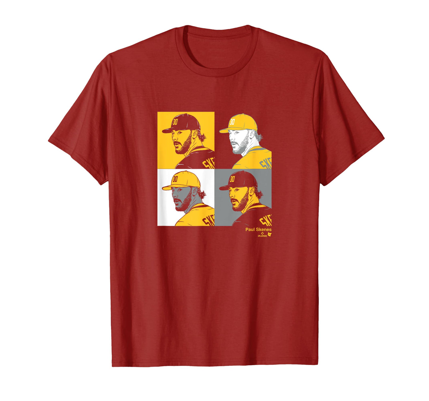 Paul Skenes: Collage Panels - Pittsburgh Baseball T-Shirt