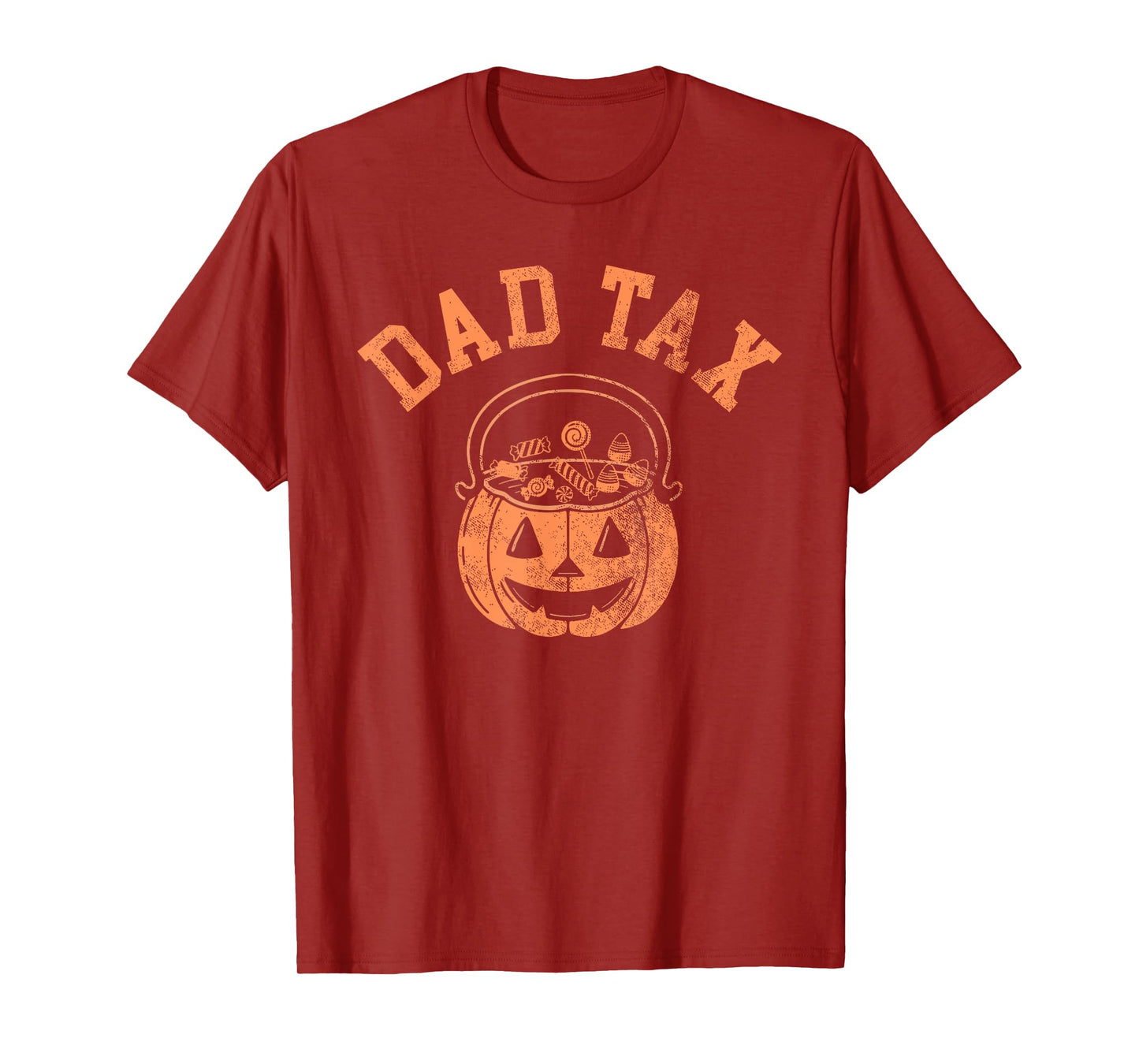 Dad Tax Halloween Trick Or Treat Candy Pumkin Dad Joke T-Shirt