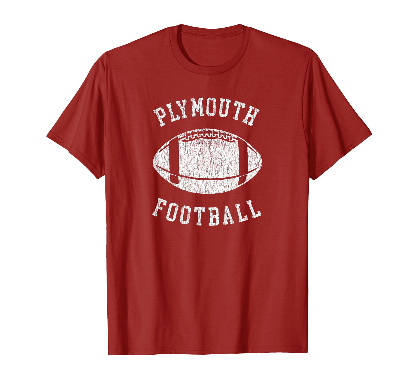 Plymouth Football Distressed Vintage 80's Throwback Classic T-Shirt