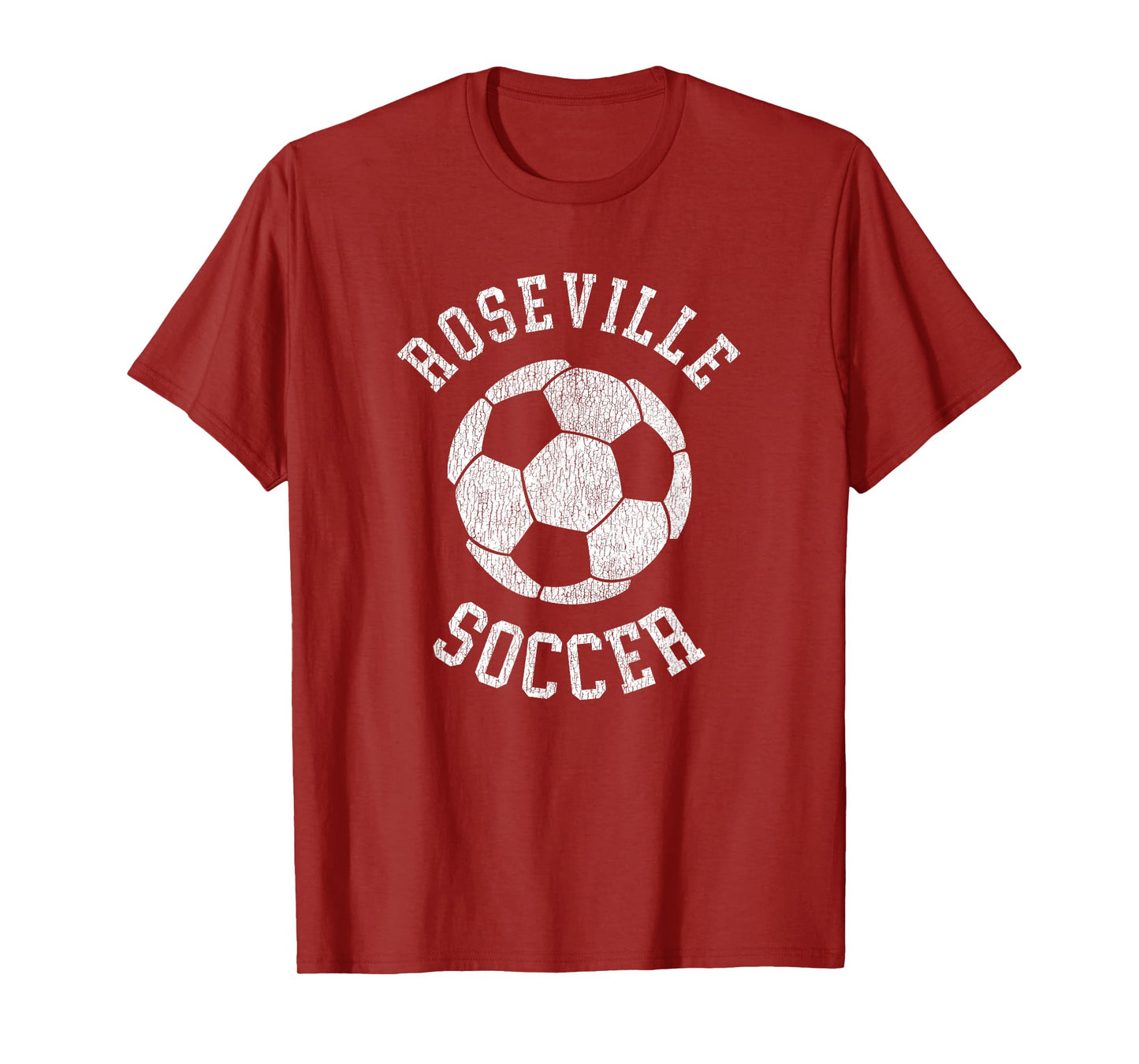 Roseville Soccer Retro Distressed 90's Vintage T-Shirt