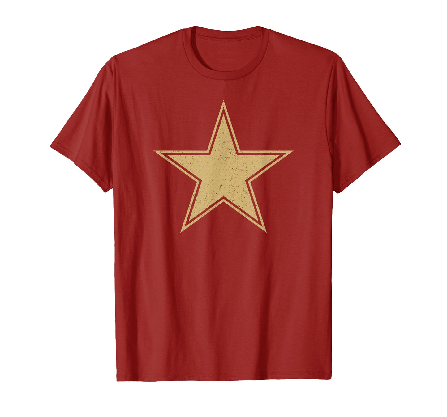 GOLD STAR ON A TEE T-Shirt