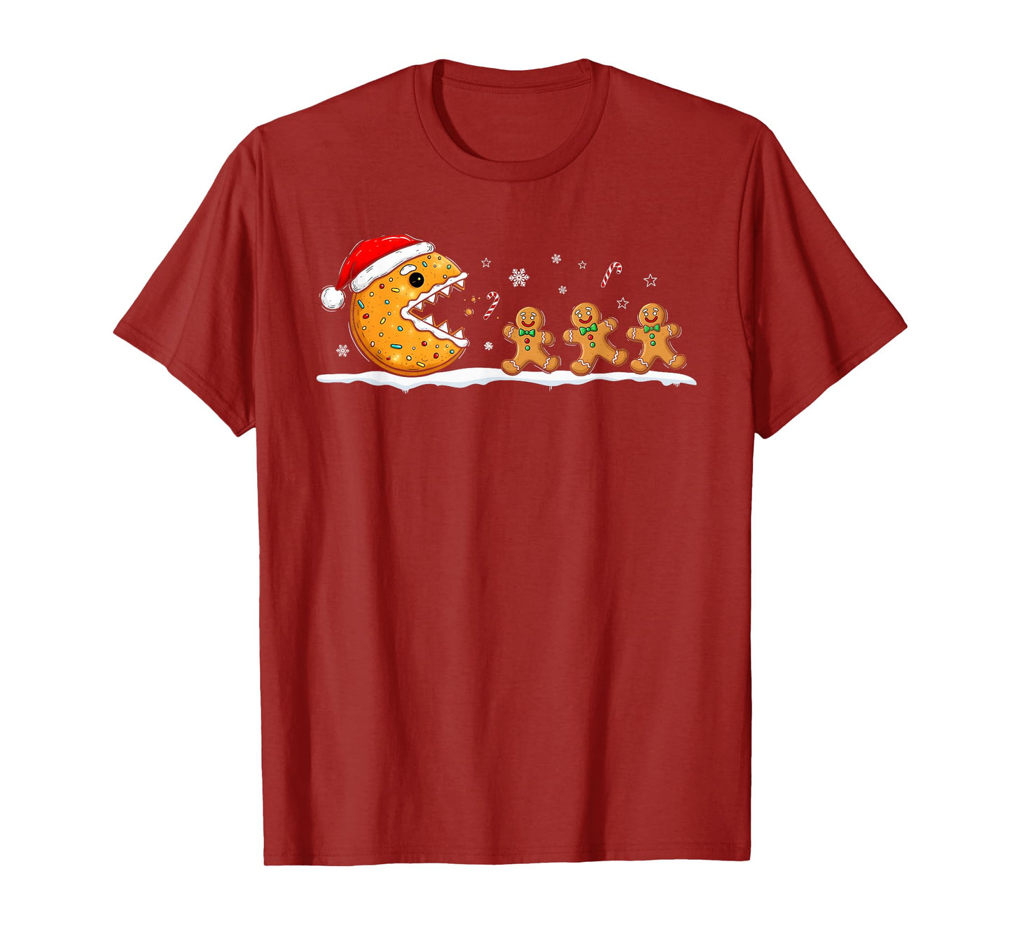 Funny Gingerbread Christmas Cookie Baking Boys Girls Kids T-Shirt