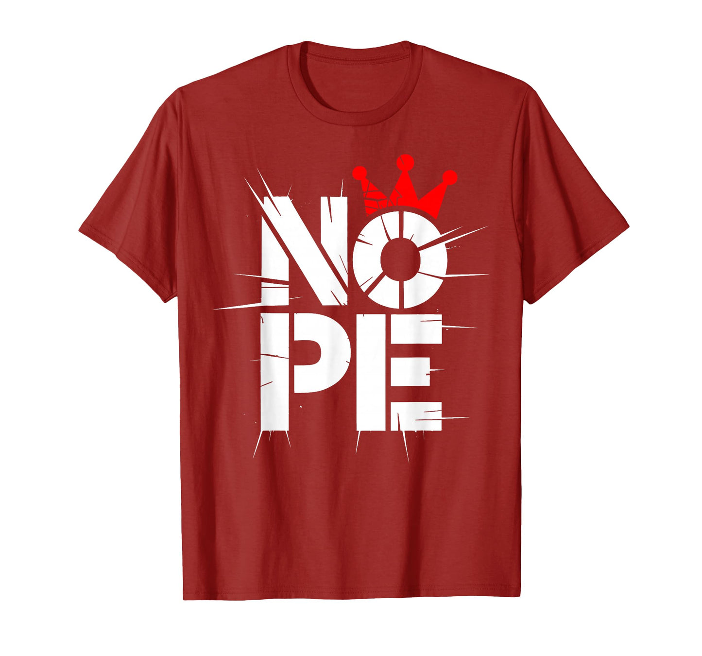 No Kings Protest Sign Patriotic Liberty Art Design T-Shirt