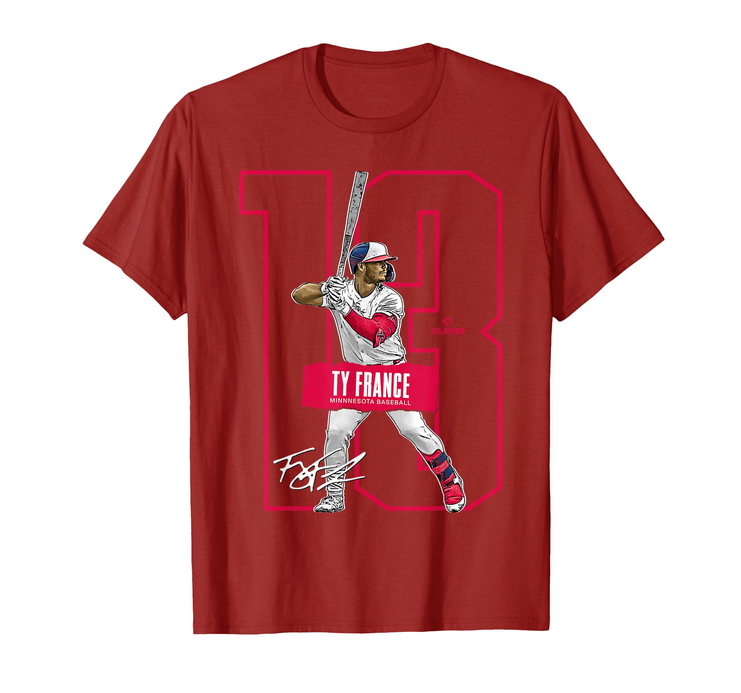 Ty France | Minnesota Baseball Players | MLBTY 302N T-Shirt