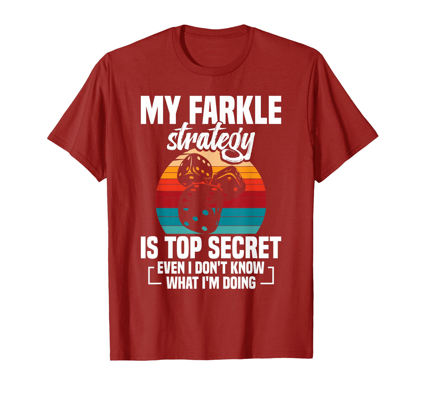 Farkle Game Night Dice Lover Club Secret Tournament Farkle T-Shirt