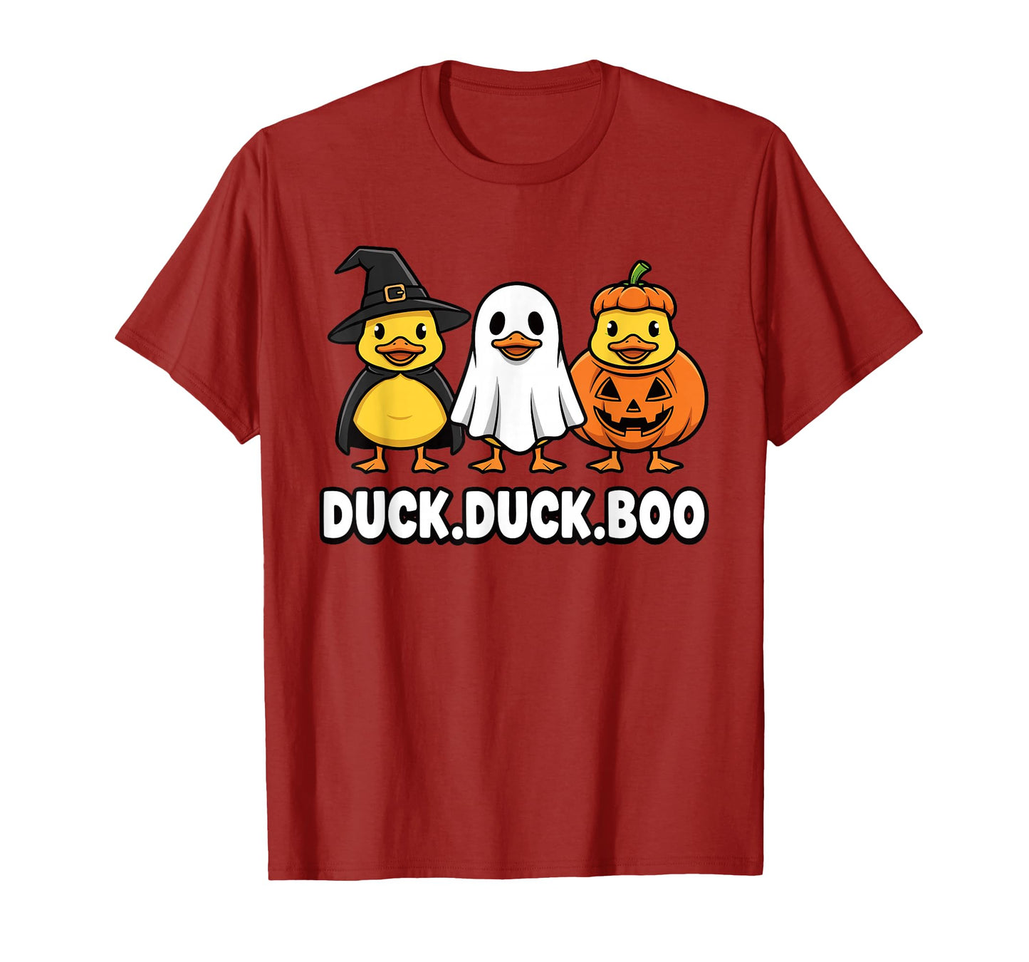Duck Boo Halloween Ducks Witch Ghost Pumpkin Family Matching T-Shirt
