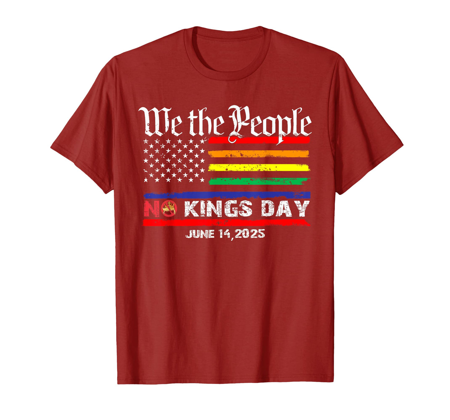 No Kings In America We The People Political Shirt Men Women T-Shirt