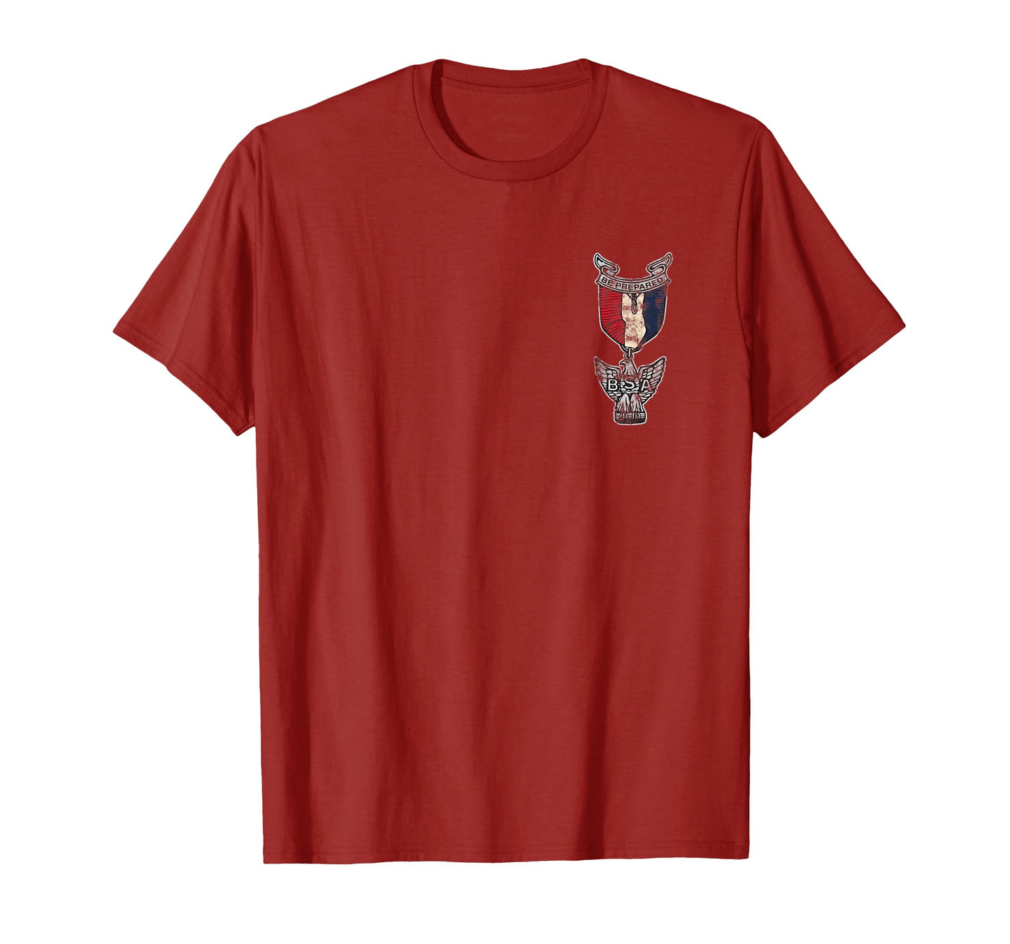 Eagle Scout Vintage Be Prepared Medal T-Shirt