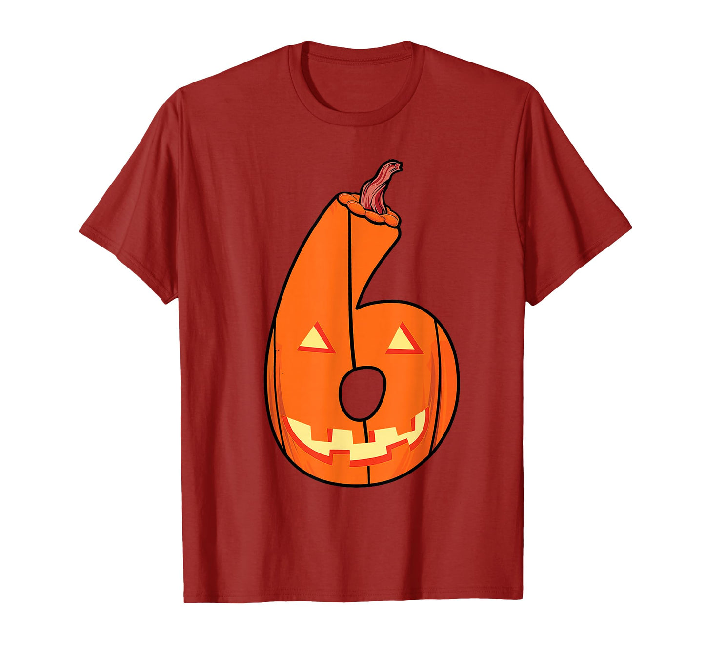 Fun Six Seven 6 7 Meme Design Couples Halloween Pumpkin T-Shirt