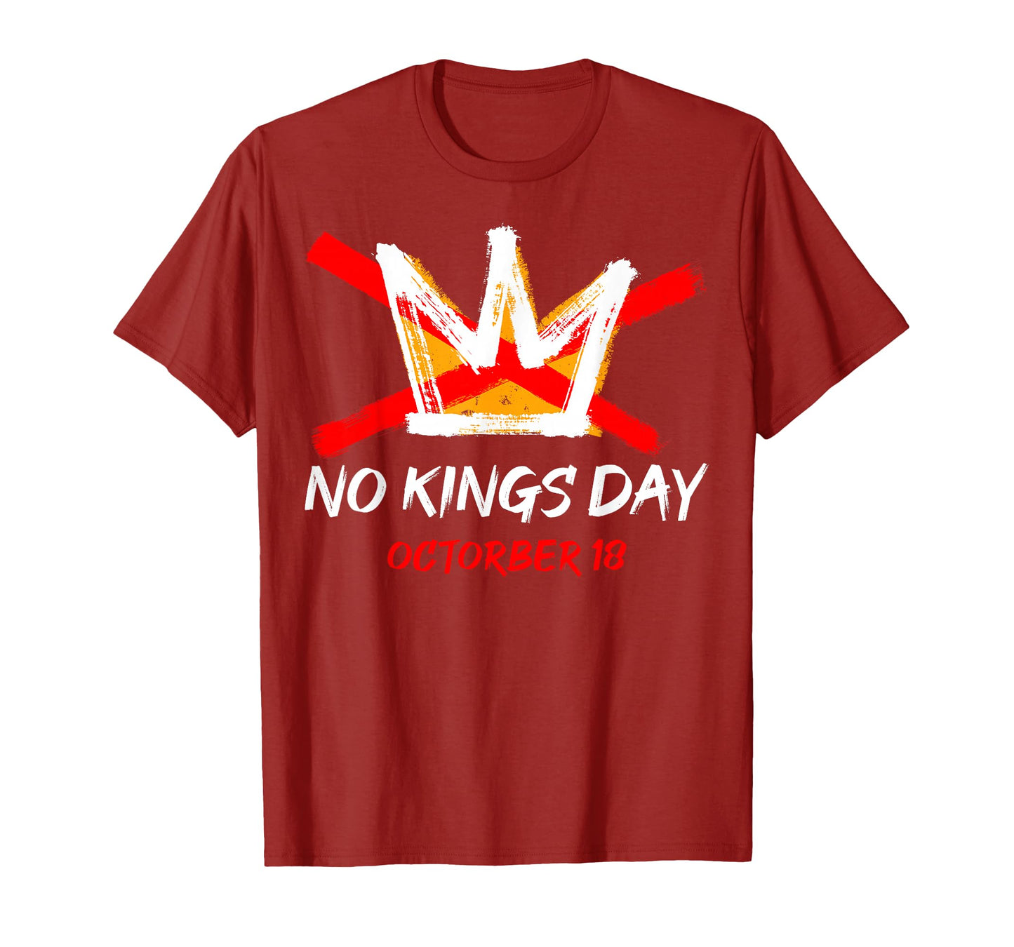 No Kings Day October 18th No Kings in America Democracy T-Shirt