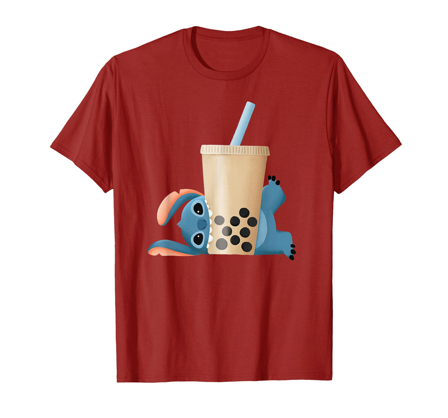 Disney Lilo & Stitch AANHPI AAPI Stitch's Boba Bubble Tea T-Shirt