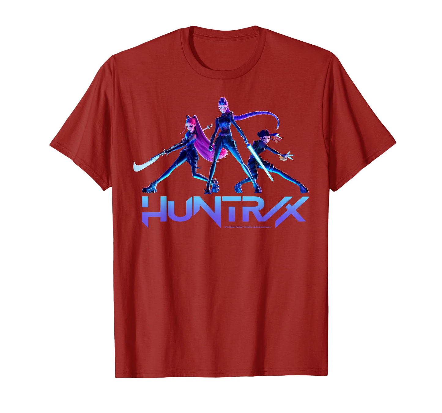 Kpop Demon Hunters Halloween Huntrix Ready for Battle Poses T-Shirt