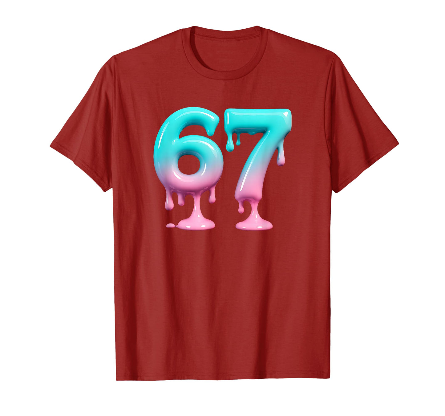 Six Seven 67 Meme for Gen Alpha Kids and Adults 6 7 T-Shirt