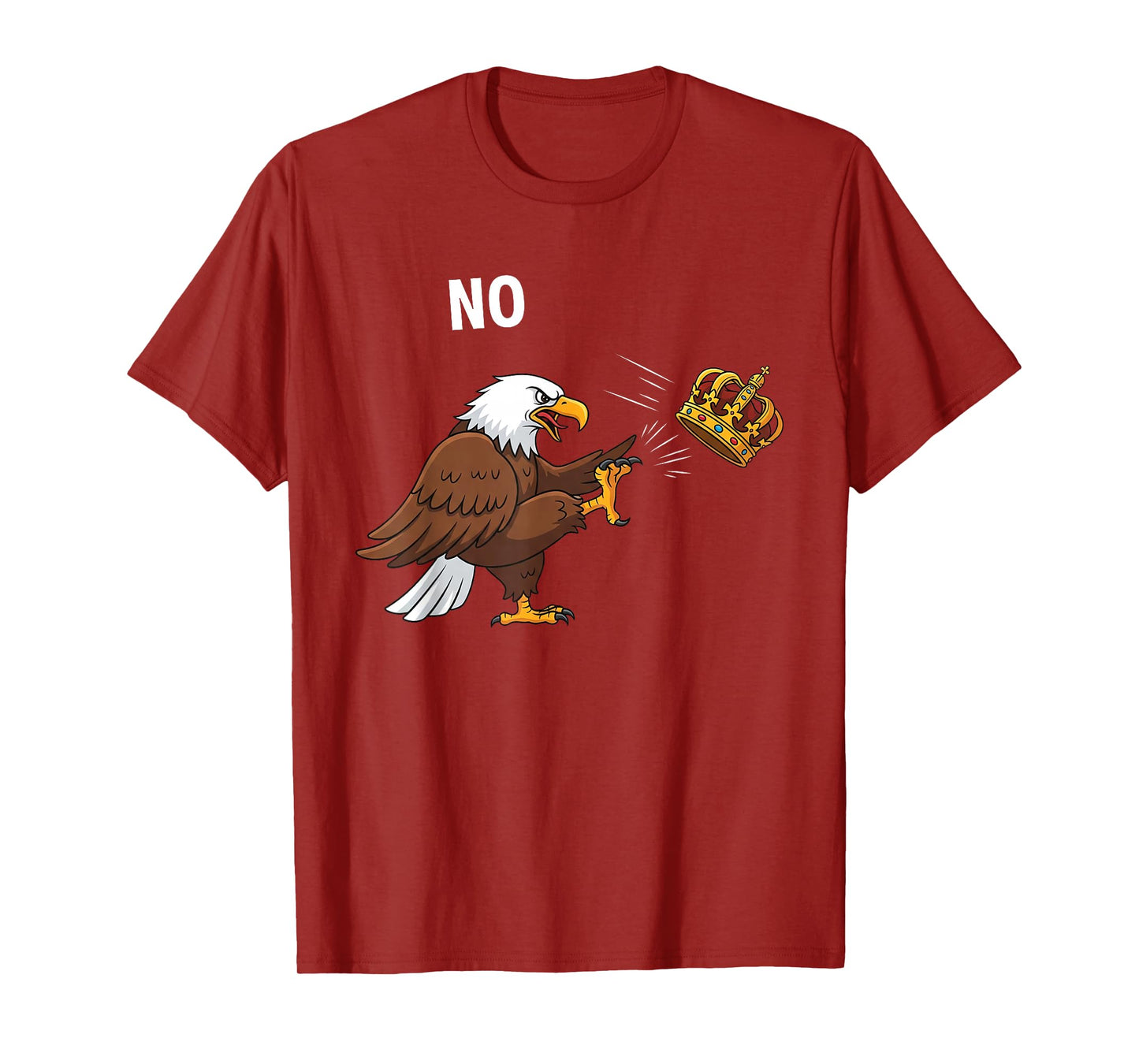 Funny Eagle No Kings October 18 No Kings Day Men Women T-Shirt
