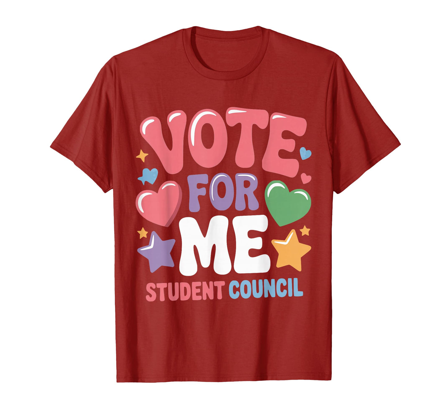 Funny Vote for Me Student Council Vibes School Election Day T-Shirt