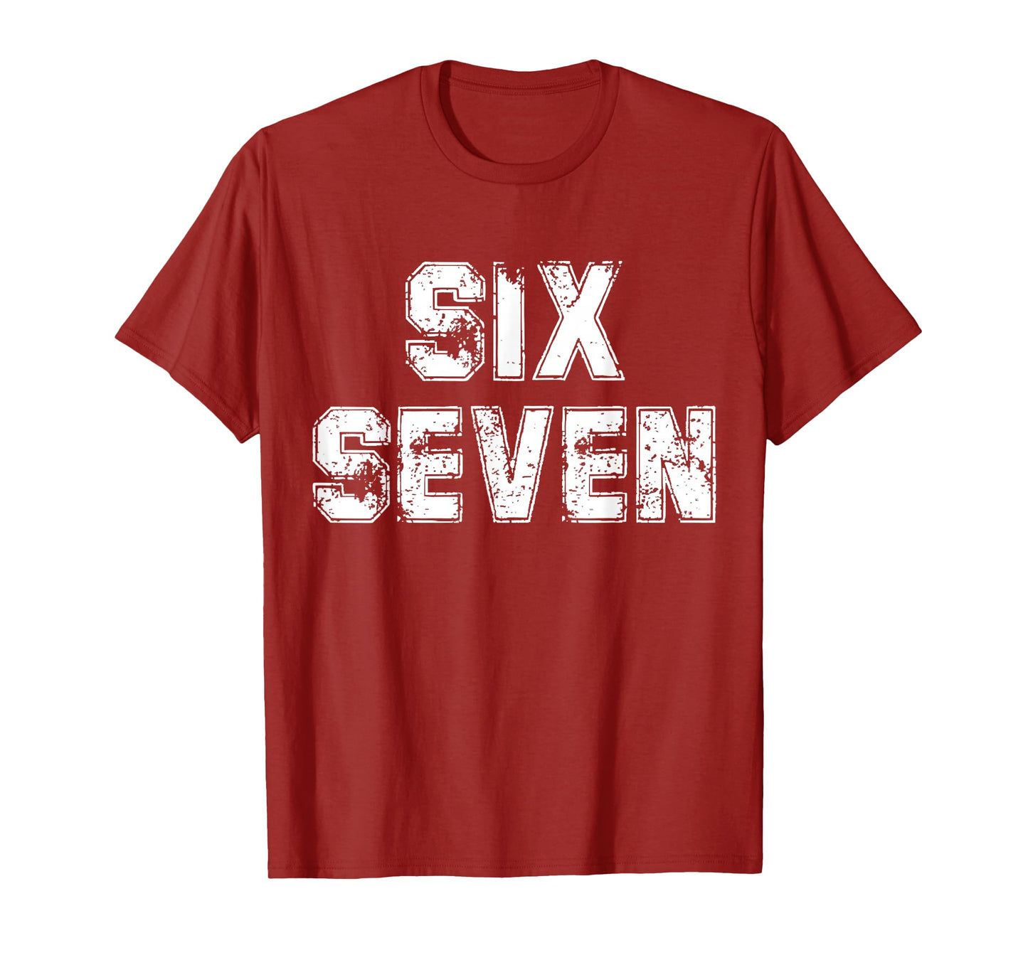 Cool Six Seven Number Gen Alpha Slang 6 7 Trending Meme T-Shirt