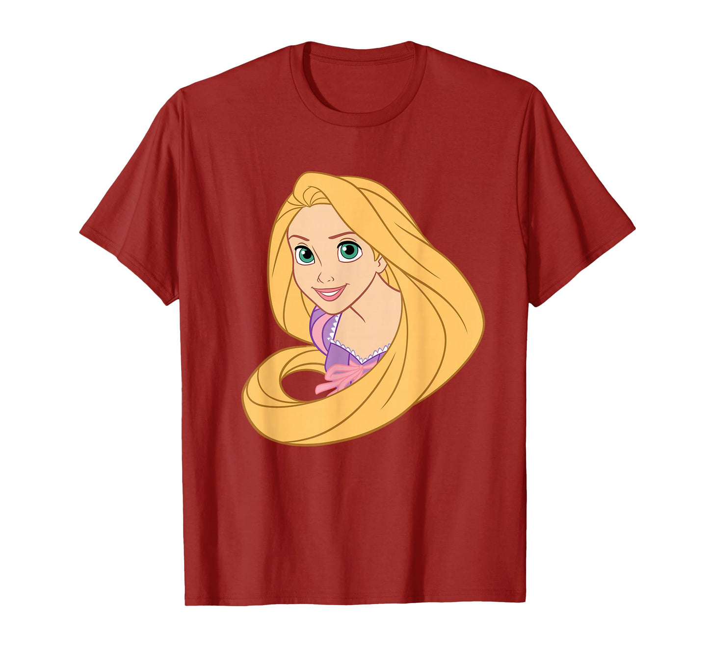 Disney Tangled Princess Rapunzel Big Face Costume T-Shirt