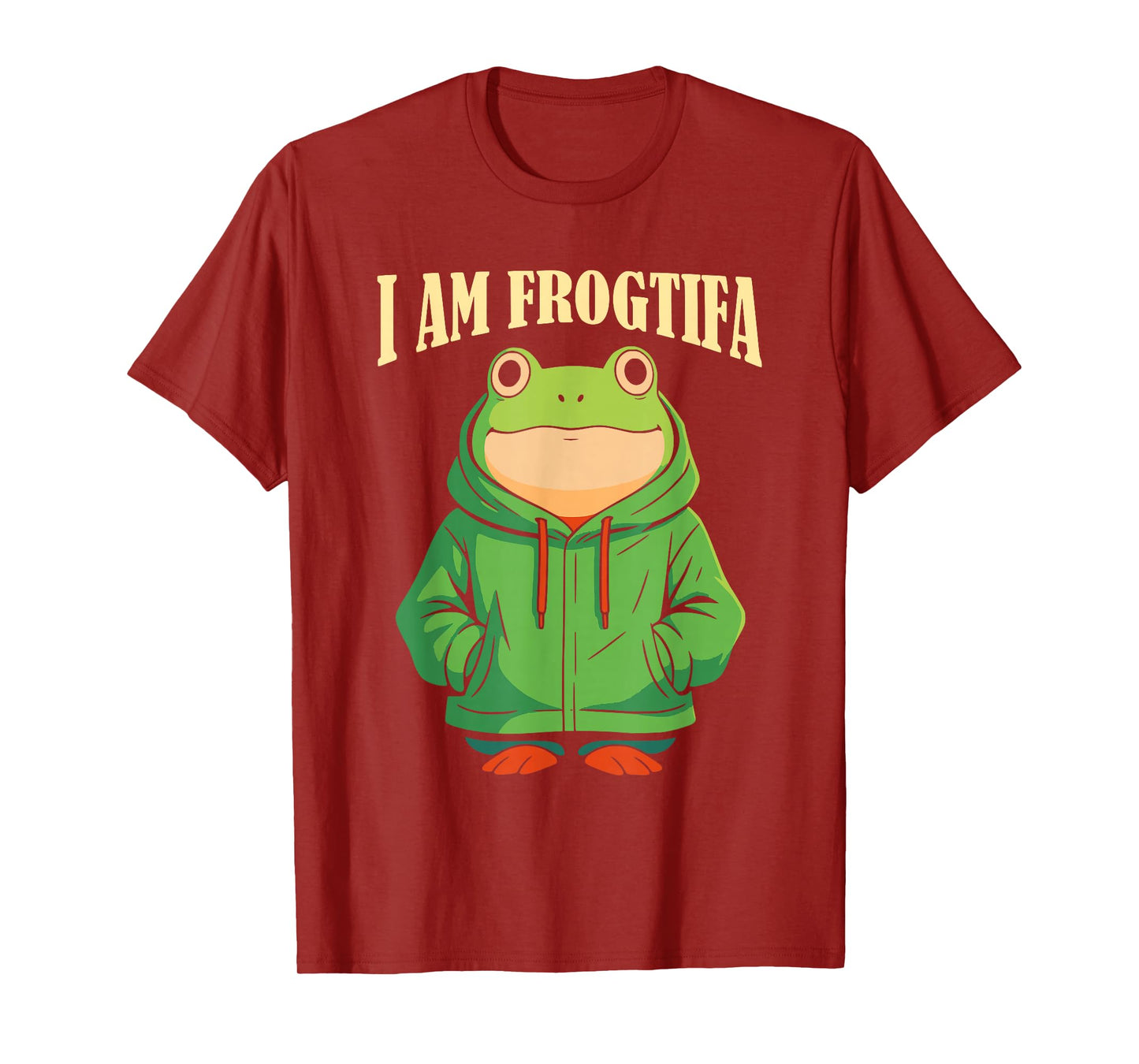 Vintage Funny I AM FROGTIFA Portland Frog Protest Men Women T-Shirt